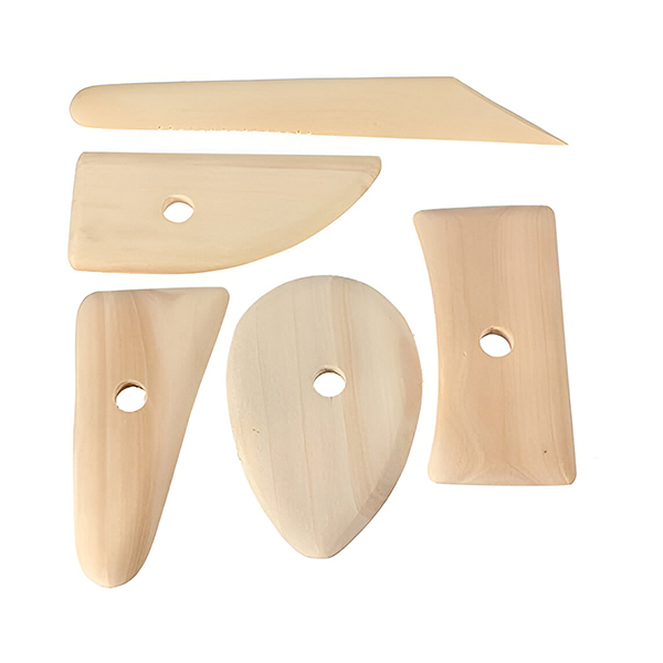 Estecas de Madera Set x5