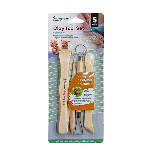 Set Estecas p/Arcilla (5 Pzas.) Clay Tool Set Giorgione