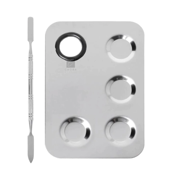 Paleta de Acero con Depósito Rectangular